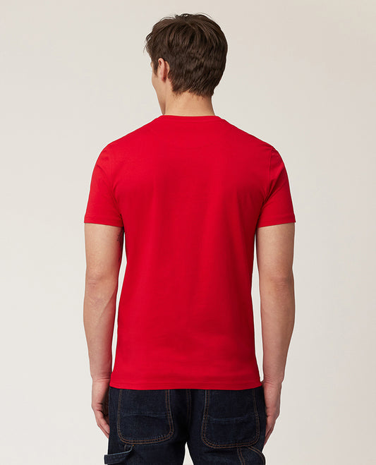 HARMONT&BLAINE T-SHIRT CON BASSOTTO RED