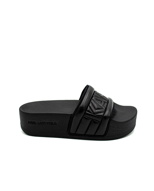 KARL LAGERFELD KONDO MAXI KARL PUFFA LOGO SLIDE