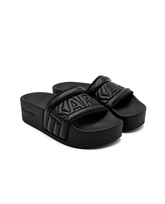 KARL LAGERFELD KONDO MAXI KARL PUFFA LOGO SLIDE