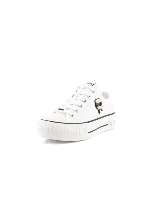 KARL LAGERFELD KAMPUS MAX NFT PATCH LO LACE (WHT)