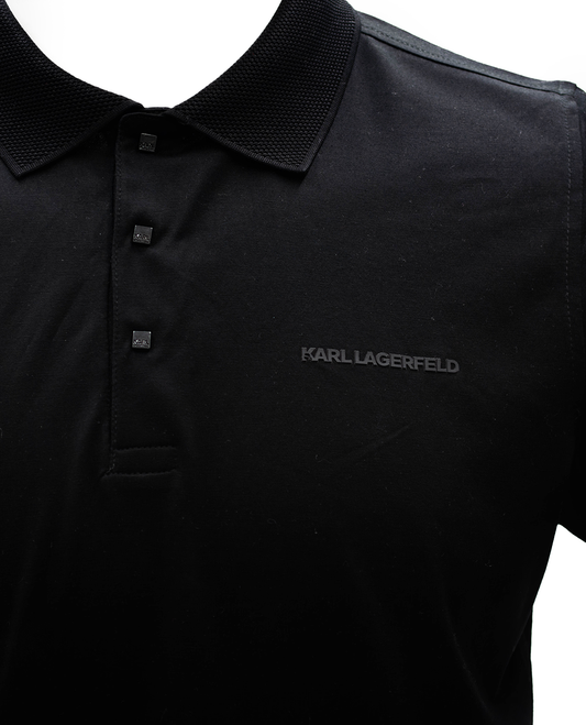 KARL LAGERFELD BLACK MERCERIZED SHIRT