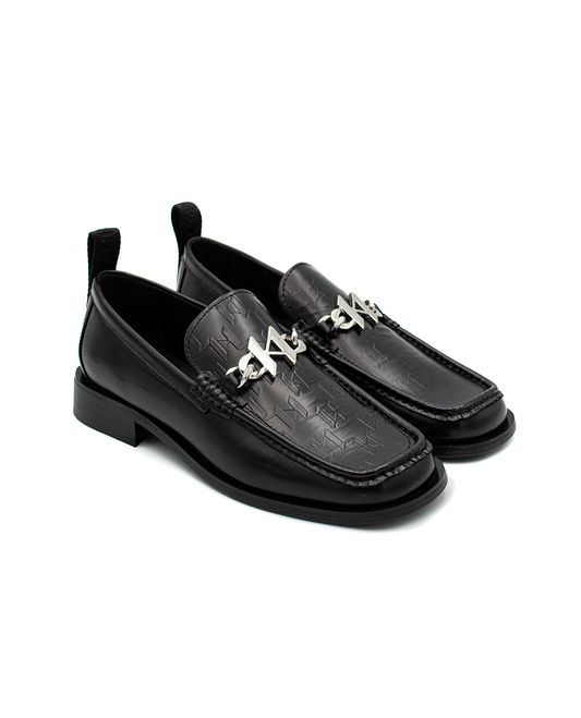 KARL LAGERFELD MOKASSINO II MONO BOSS CHAIN LOAFER
