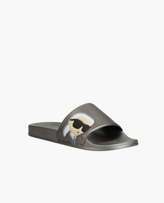 KARL LAGERFELD KONDO NFT SLIDE DARK METAL