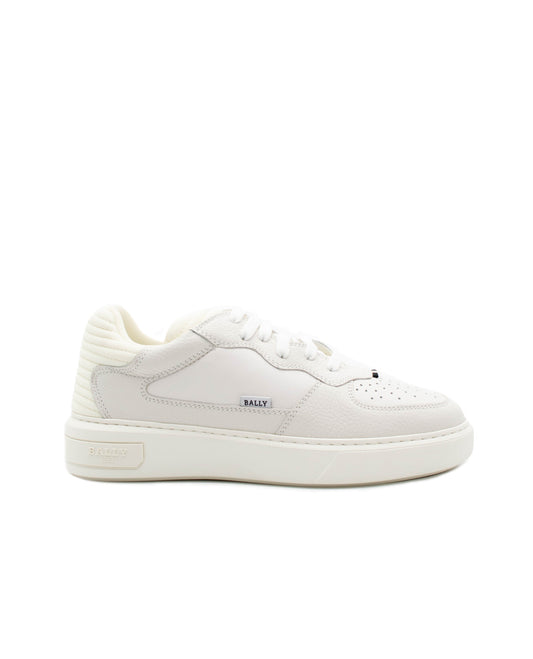 BALLY MARK WHITE BOVINE GRAINED