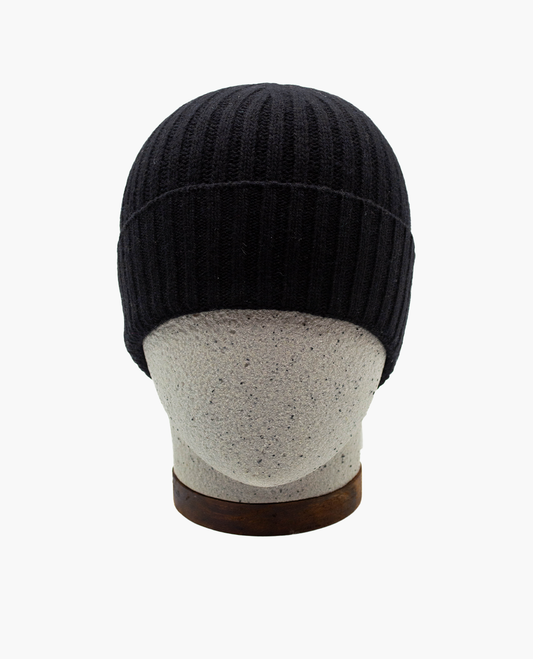 BISSOLI BLACK BEANIE