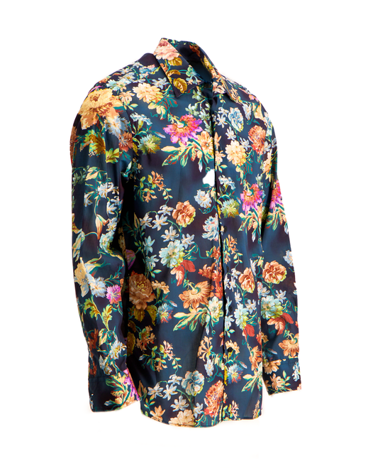 ETRO MENS FLORAL PRINTED BUTTONED SHIRT