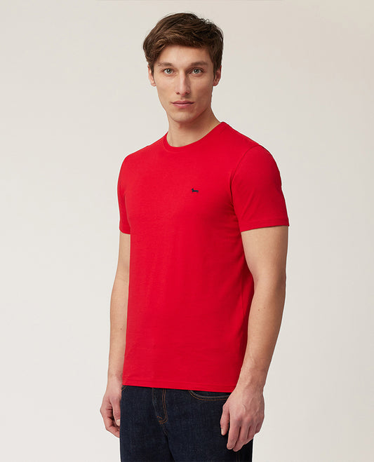 HARMONT&BLAINE T-SHIRT CON BASSOTTO RED