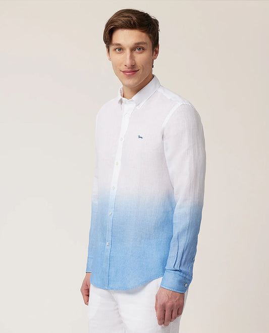 HARMONT&BLAINE GRADIENT PRINT SHIRT