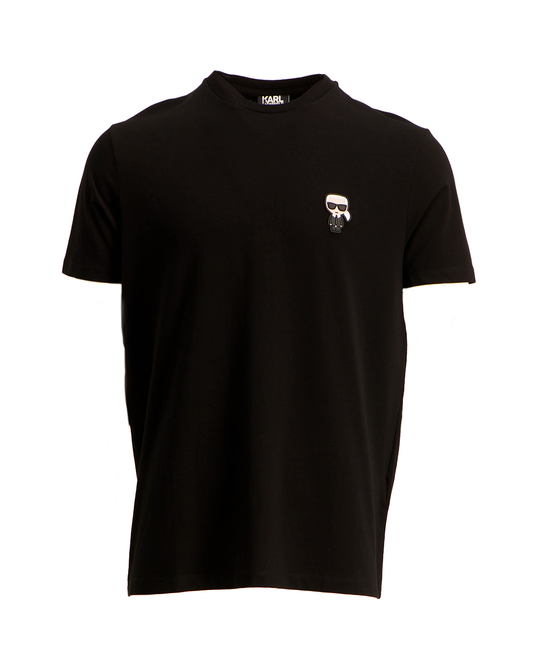 KARL LAGERFELD REGULAR FIT T-SHIRT WITH IKONIK PATCH